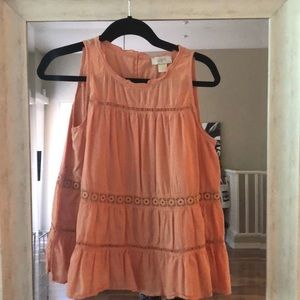 Loft Peach/Pink Boho Tank